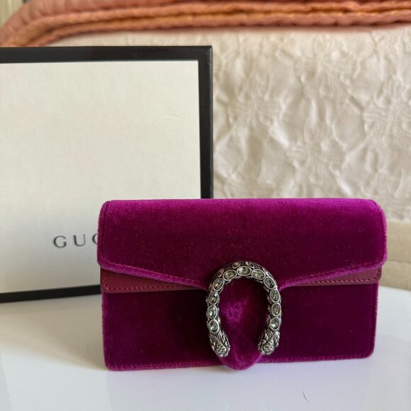 Gucci mini Dionysus pink velvet - Picture 1 of 5